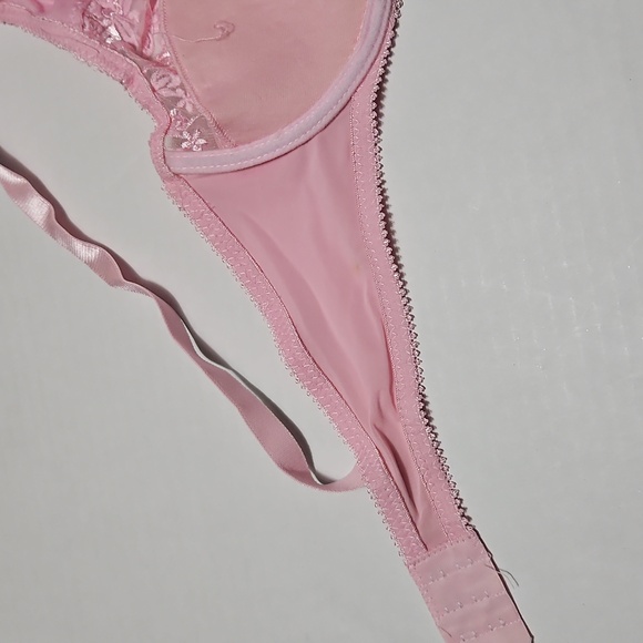 Sheer Elegance Pink Lace Underwire Bra 85E/38E - Picture 5 of 8